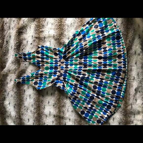 NWT• Banana Republic polkadot multi color dress - Picture 2 of 4
